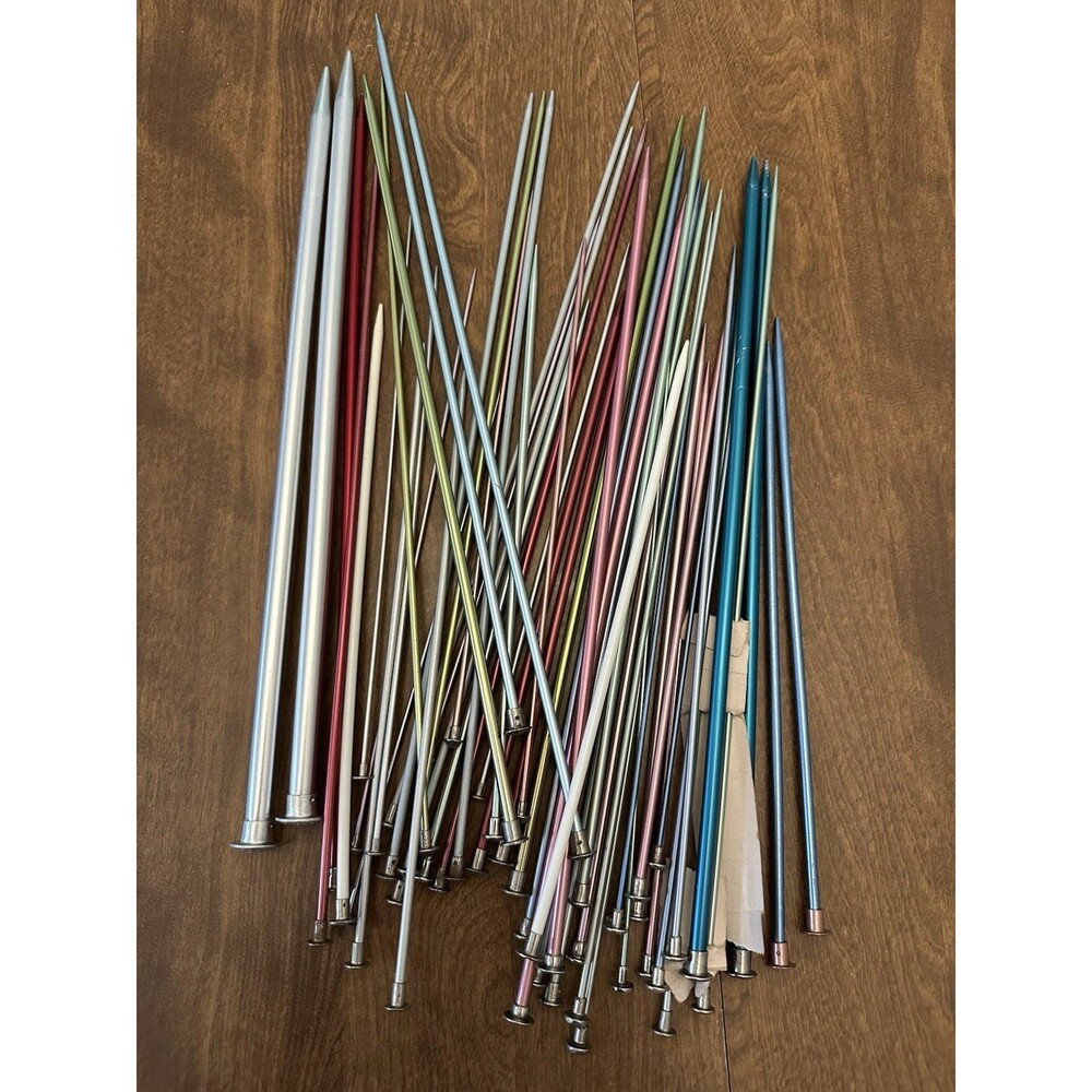 Vintage Boye Susan Bates BUC Hero Knitting And Crochet Needles 55 Pieces